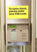 Industrial units to let - pin code access for security Industrial units to let - pin code access for security