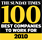 The Sunday Times Best 100 Companies to Work For 2009