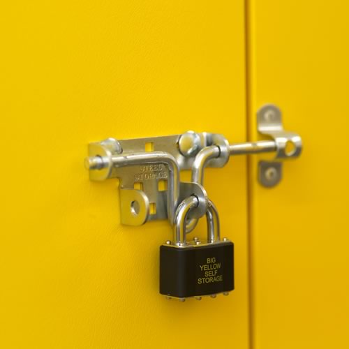Box Shop Padlocks Big Yellow