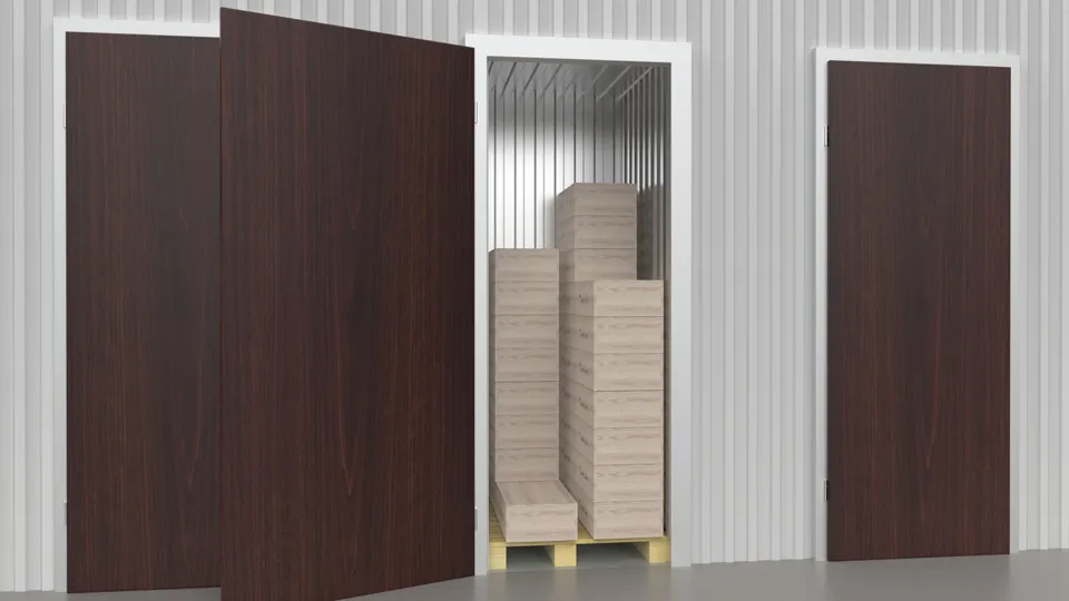 Example of filled 10 square foot room