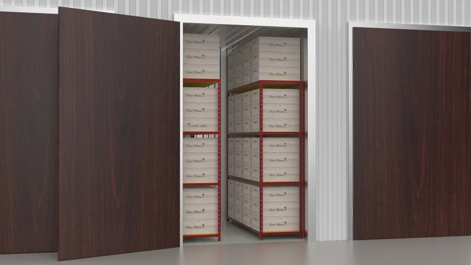 Example of filled 25 square foot room