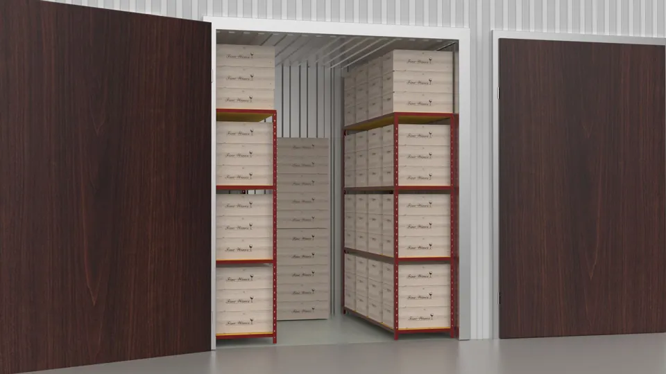 Example of filled 30 square foot room