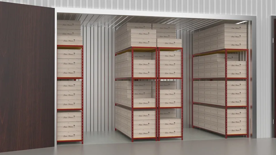 Example of filled 75 square foot room