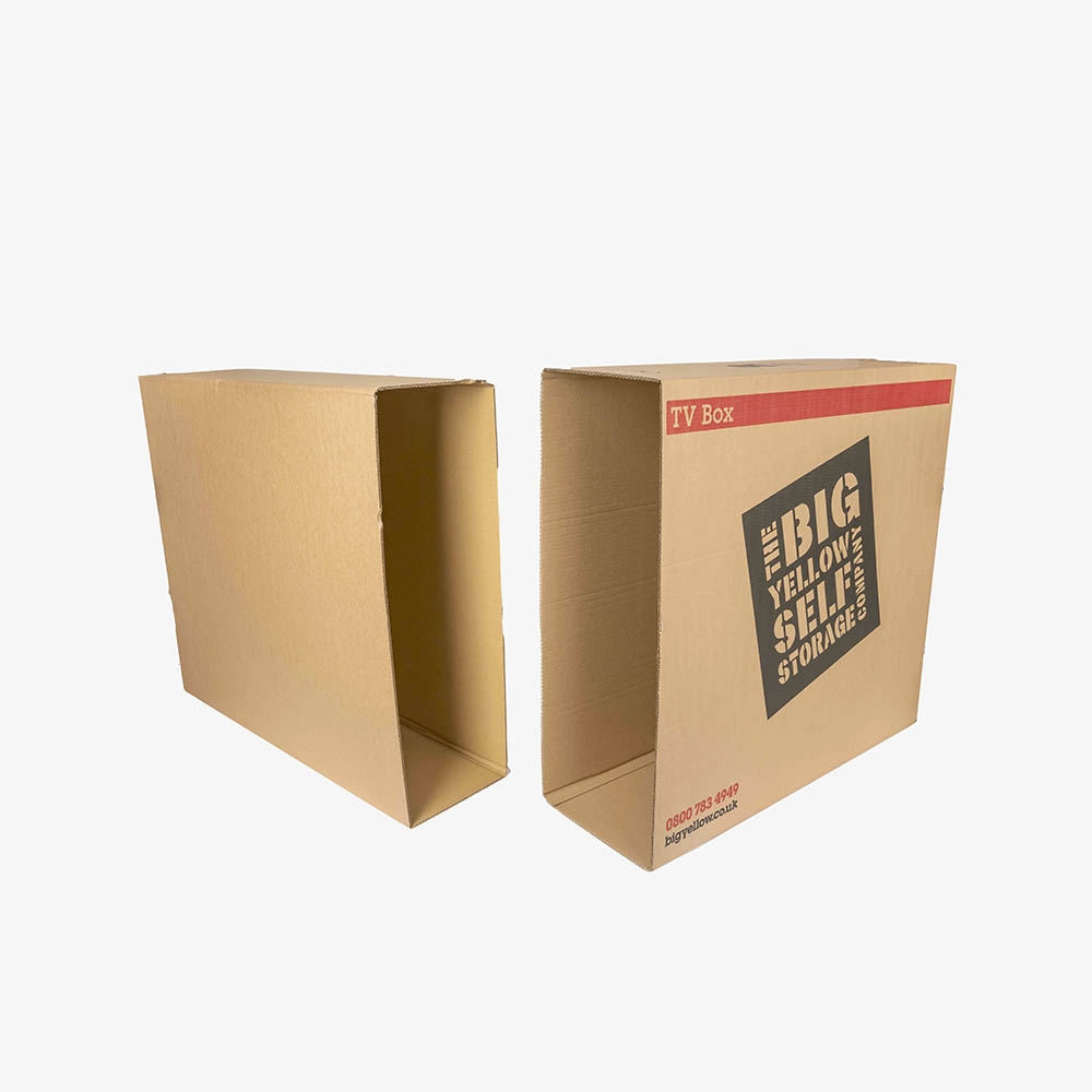 Tv clearance packing box