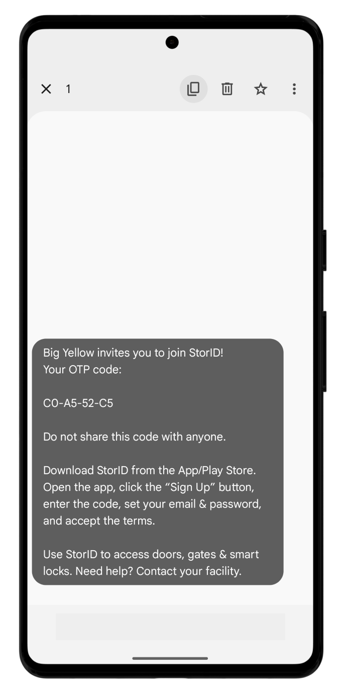 07 - Copy StorID SMS