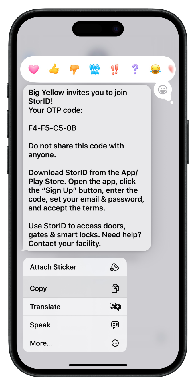 09 - Copy StorID SMS